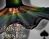 Cat~ Paint Rainbow .Hat