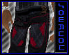 [A1]black/red jeans