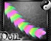 {D} Rainbow Kitty Tail