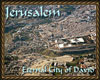 Jerusalem, City of David