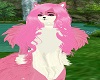 Pink Fox Shoulder Fur