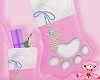 ! christmas kitty sock