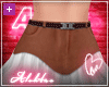 Al's Brown Ruffle Skirt