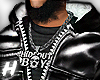 Blk Coat w Fur H.O