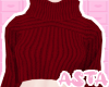 A. Red sweater