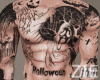 Upper Body Halloween Tat