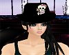 hair black emo hat