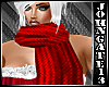 Winter Red Scarf F