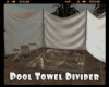 *Pool Towel Divider
