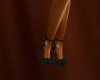 glitter black heels