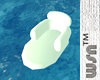 White Pool Float