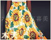 Tc. Floral Midi Skirt
