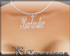 {TG} Necklace-BARTENDER