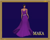 [MK]Vestido lila gown