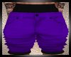 D|Baggy Purple Shorts M