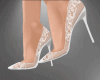 white lace shoes