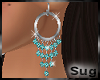 Sug*Blu/SilverHoopNBeads