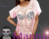 Lace T Shirt - Pink