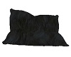 Black Fur Cuddle Pillow
