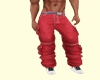 Modern red trousers