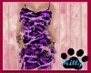 [K] Purple Leapard Dress