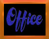 Office Sign Blue