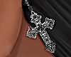 Cross Silver Earrings