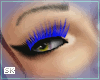 SK~ Blue Eyelashes