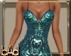 Aqua Sequin Gown