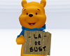 Pooh Bear Fixed w/ Sign