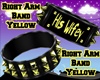 Right yellow arm band