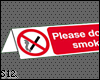 ~S~Do not smoke sticker