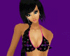 Black Star Frill Bikini