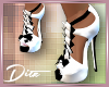 blk/wht cute heels