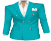 Jay 2Pc Suit Teal Jacket