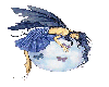 Blue fairy globe