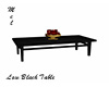 Low Black Table