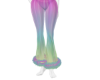 Rainbow furr pants