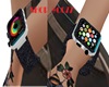 BLK/BLU DIAM-Apple Watch