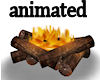!Animated campfire logs