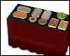 Buffet Table Red ~