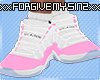 W Pink Jordan Sneakers