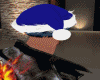 Hat Santa Blue [ 8 ]