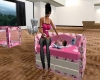 pink mimi  baby bed