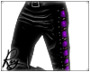     Purple Leather Pants