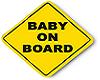 baby on board sign