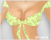 A ~ Bikini top Green/yel