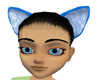 ~G~ Blue kitty ears