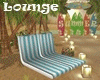 Couple Beach Lounge+Kiss