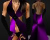 *Sexy Purple Wrap Dress